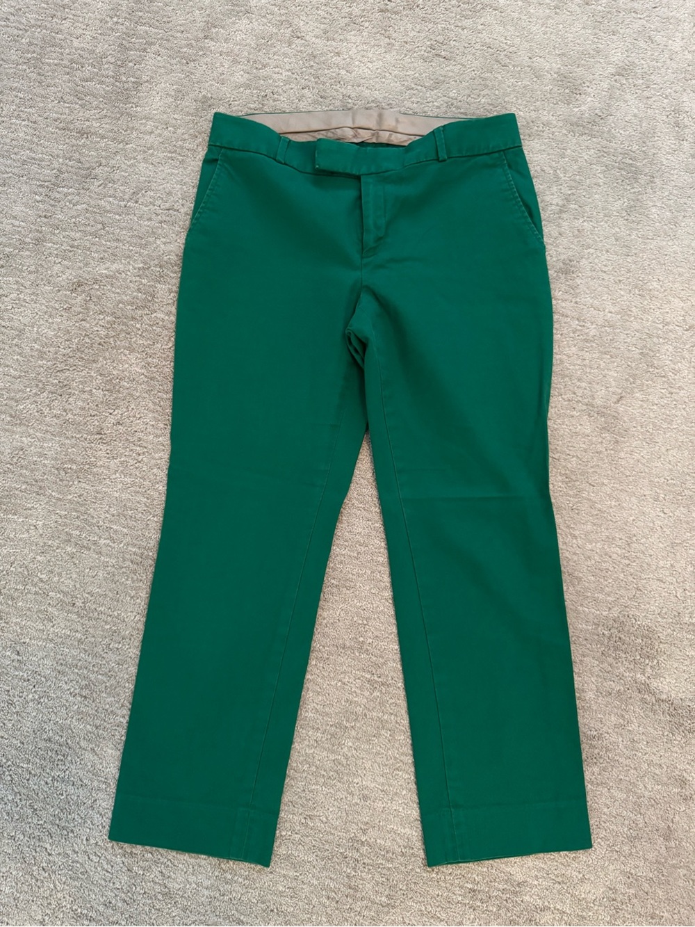 Banana Republic Green Cropped Ankle Pants
